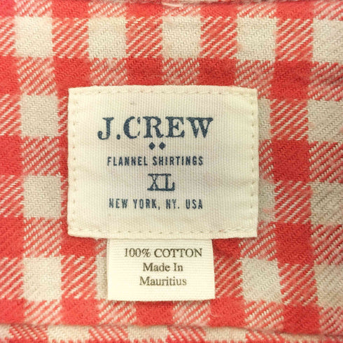 ジェイクルー J.CREW チェック柄 L/S コットンシャツ メンズ JPN:XL