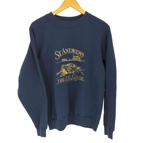 スクリーンスターズ SCREEN STARS 90-00s 刺繍ロゴ クルーネック L/S スウェット メンズ import:M