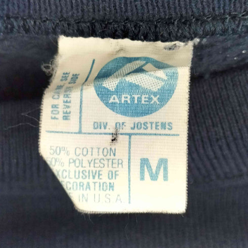 アーテックス ARTEX 90s USA製 クルーネック L/S プリントスウェット メンズ import:M
