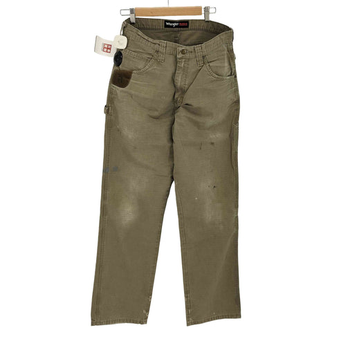 ラングラー Wrangler 90-00s RIGGS 無地 ミリタリー カーゴパンツ メンズ 33×34