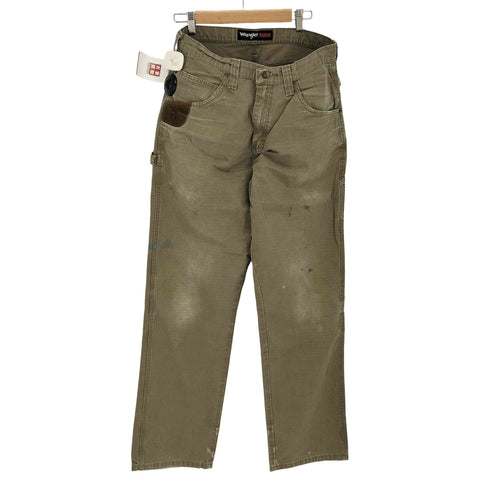 ラングラー Wrangler 90-00s RIGGS 無地 ミリタリー カーゴパンツ メンズ 33×34