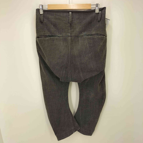 LIEN ムラ染 バナナ カーブ クロップドパンツ カプリパンツ メンズ