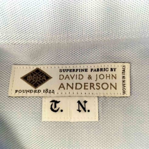 DAVID&JOHN ANDERSON L/Sビジネスシャツ メンズ