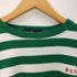 ラルフローレン RALPH LAUREN 90-00S R・L・Y・C 刺繍 ワッペン付き ボーダー コットン ニット セーター レディース import:M