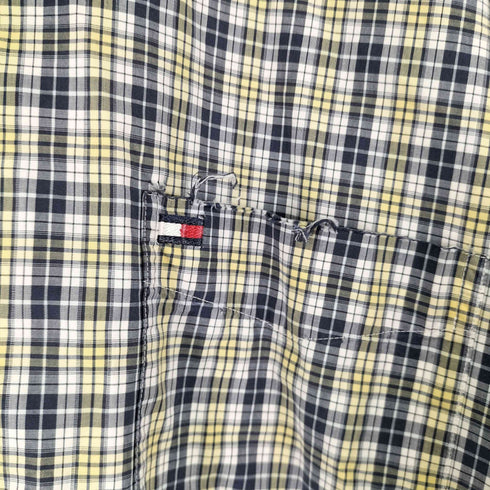 トミーヒルフィガー TOMMY HILFIGER S/S BD チェック シャツ メンズ JPN:XL