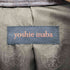 ヨシエイナバ YOSHIE INABA ラムレザーフリルスタンドカラージャケット レディース import:L