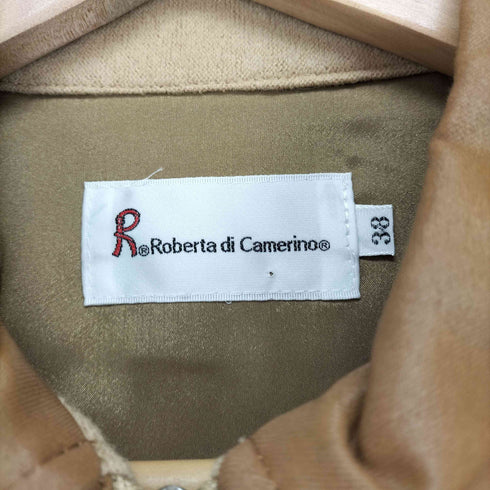 ロベルタディカメリーノ Roberta di Camerino ウール切替ジップジャケット レディース EUR:38