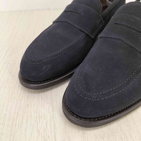 鞆ゑ スエードコインローファー Vibramソール メンズ 7 1/2