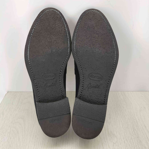 鞆ゑ スエードコインローファー Vibramソール メンズ 7 1/2