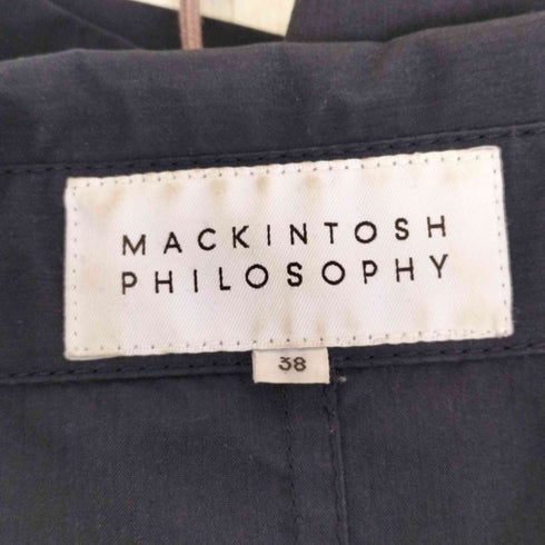 マッキントッシュフィロソフィー MACKINTOSH PHILOSOPHY フードドッキング スプリングコート レディース US:38
