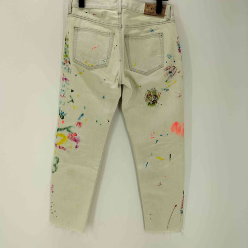 ポロラルフローレン POLO RALPH LAUREN ペイント 加工 カスタム 5ポケット ボーイフレンド デニム パンツ メンズ 25