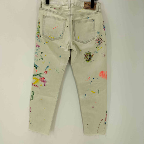 ポロラルフローレン POLO RALPH LAUREN ペイント 加工 カスタム 5ポケット ボーイフレンド デニム パンツ メンズ 25