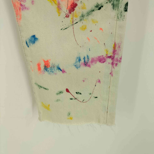 ポロラルフローレン POLO RALPH LAUREN ペイント 加工 カスタム 5ポケット ボーイフレンド デニム パンツ メンズ 25