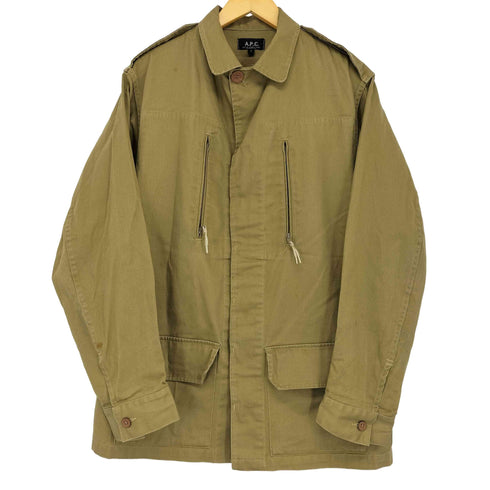 アーペーセー A.P.C. フランス製 OLD コットン ミリタリー フィールドジャケット メンズ JPN:2