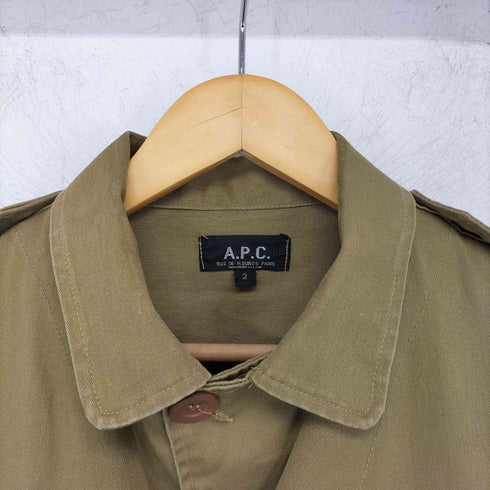 アーペーセー A.P.C. フランス製 OLD コットン ミリタリー フィールドジャケット メンズ JPN:2