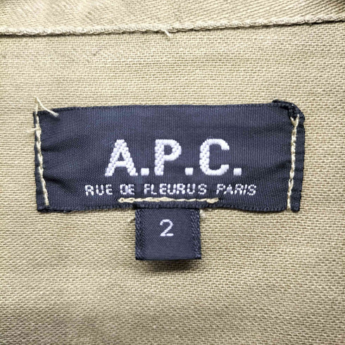 アーペーセー A.P.C. フランス製 OLD コットン ミリタリー フィールドジャケット メンズ JPN:2