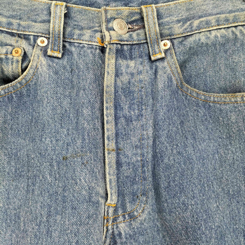 リーバイス Levis 90S USA製 555刻印 バレンシア工場製 501xx ボタンフライデニムパンツ レディース W27 L36