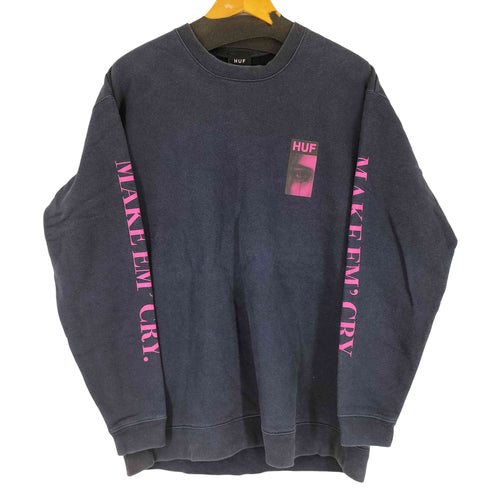ハフ HUF アームプリント クルーネック スウェット メンズ JPN:L
