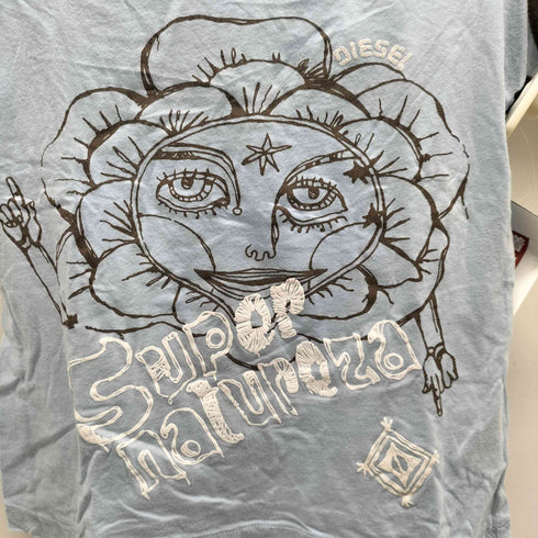 ディーゼル DIESEL Y2K ネックデザント ロゴ カットソー レディース import:S