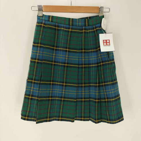 ラルフローレン RALPH LAUREN 金釦 プリーツチェックスカート レディース 150