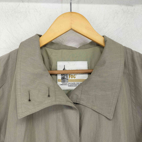 ロンドンフォグ LONDON FOG 70-80s 比翼ステンカラーコート レディース US:6