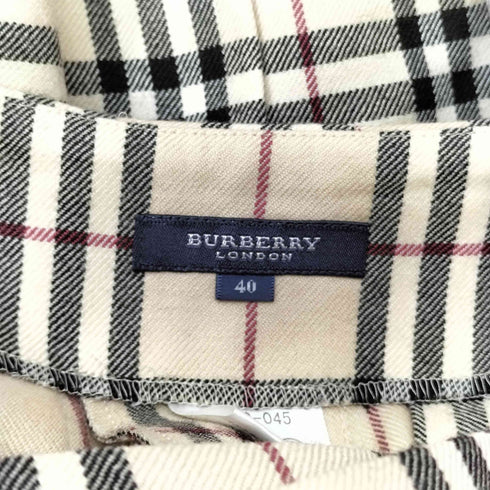 バーバリーロンドン BURBERRY LONDON ノバチェック ロング巻きスカート レディース 40