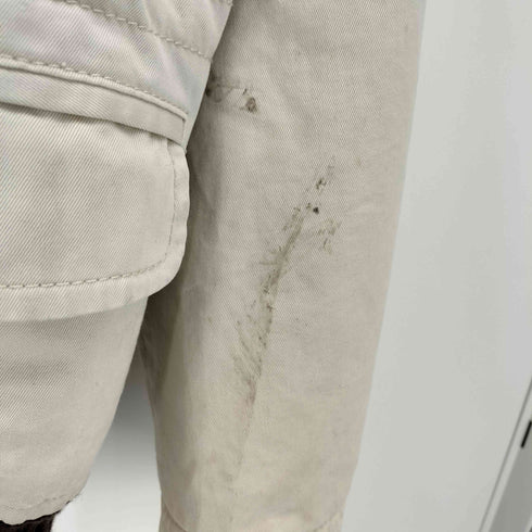 ディースクエアード DSQUARED2 襟ファー 裏地 チェック デッキ ブルゾン ジャケット メンズ EUR:46