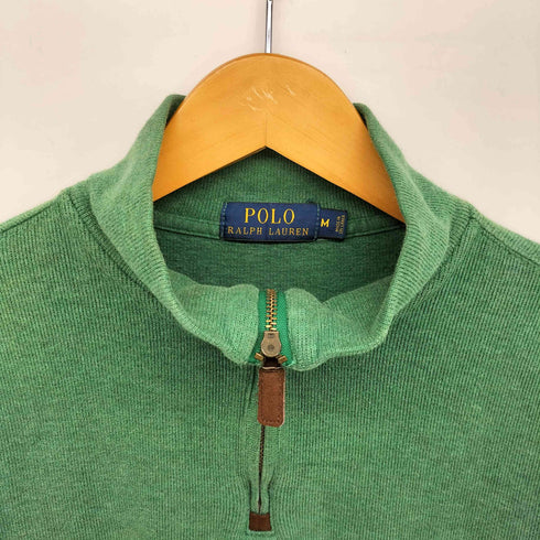 ポロラルフローレン POLO RALPH LAUREN ポニー 刺繍 ハーフジップ スウェット プルオーバー メンズ import:M
