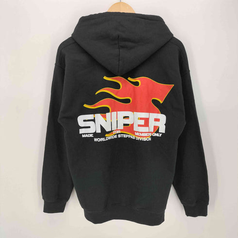 SNIPER GANG GILDAN ボディ 両面 ロゴ プリント プルオーバー パーカー メンズ import:M