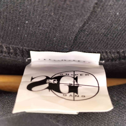 SNIPER GANG GILDAN ボディ 両面 ロゴ プリント プルオーバー パーカー メンズ import:M