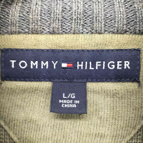 トミーヒルフィガー TOMMY HILFIGER 00S ドライバーズニット メンズ JPN:L