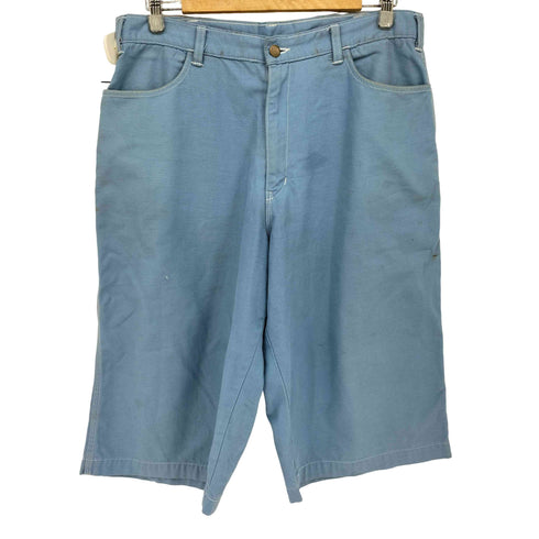 バック ポケット 刺繍 ジョーツ 丈 クロップド パンツ メンズ