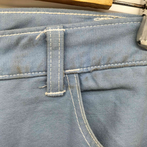 バック ポケット 刺繍 ジョーツ 丈 クロップド パンツ メンズ