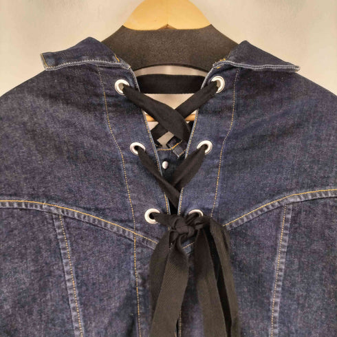 リミフゥ LIMI feu 18AW バックレースアップ デニムジャケット レディース JPN:S