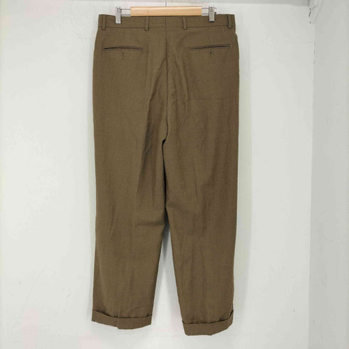 IDEALジップ 2タック ワイドスラックス メンズ