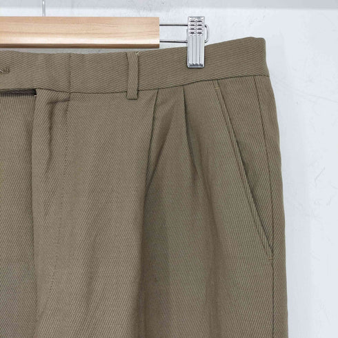 IDEALジップ 2タック ワイドスラックス メンズ