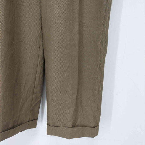 IDEALジップ 2タック ワイドスラックス メンズ