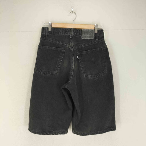 リーバイス Levis 90S USA製 SILVER TAB BAGGY 549刻印 バギーショーツブラックデニムパンツ メンズ 29