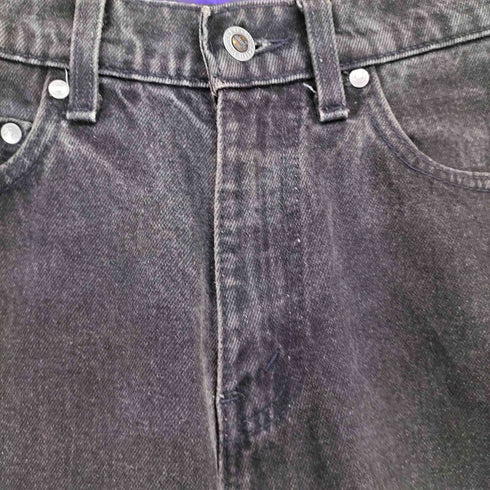 リーバイス Levis 90S USA製 SILVER TAB BAGGY 549刻印 バギーショーツブラックデニムパンツ メンズ 29