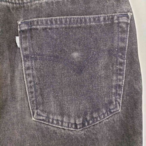 リーバイス Levis 90S USA製 SILVER TAB BAGGY 549刻印 バギーショーツブラックデニムパンツ メンズ 29