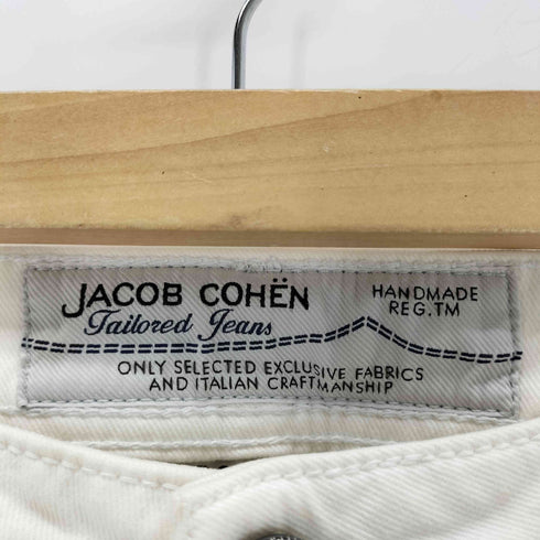 ヤコブコーエン JACOB COHEN 622ボタンフライ ホワイトデニム メンズ 32