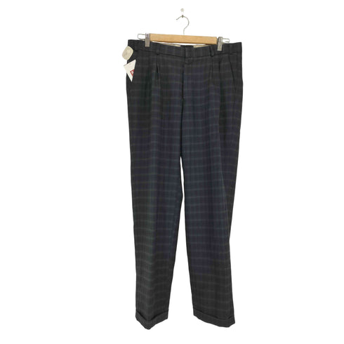 2タック ウールスラックス 涙YKK メンズ