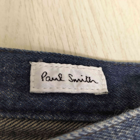ポールスミス Paul Smith ボタンフライ クロップドインディゴデニム メンズ JPN:L