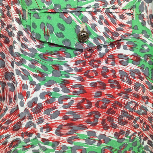 ダイエットブッチャースリムスキン DIET BUTCHER SLIM SKIN レオパード柄 タックスラックスパンツ メンズ 2