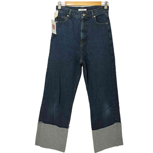 ディスコート Discoat USコットンデニムロールアップパンツ レディース JPN:L