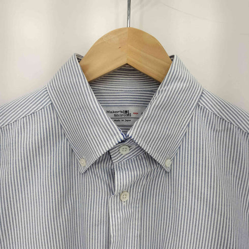メーカーズシャツカマクラ Makers Shirt 鎌倉 ストライプデザイン ボタンダウン長袖シャツ メンズ 41-83