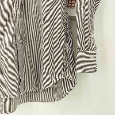 メーカーズシャツカマクラ Makers Shirt 鎌倉 ストライプ柄 ボタンダウン 長袖シャツ メンズ 41/83