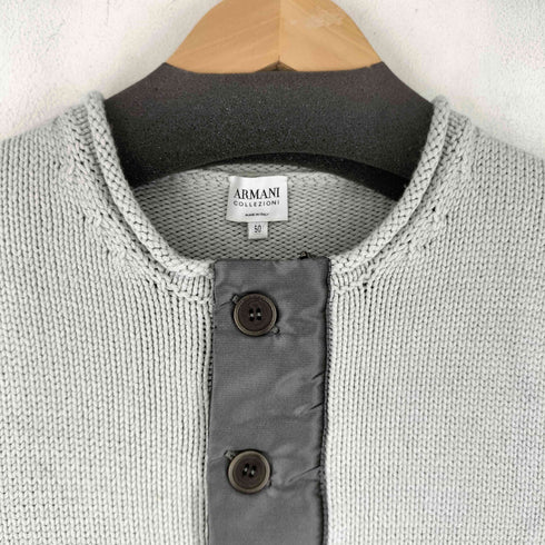 アルマーニコレツィオーニ ARMANI COLLEZIONI ボタンデザイン セーター メンズ 50