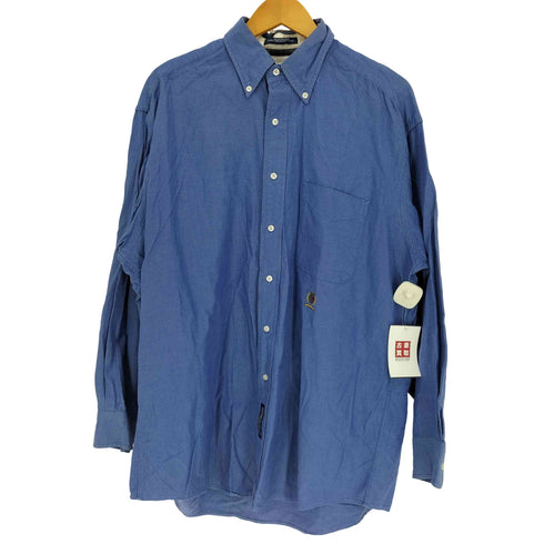 トミーヒルフィガー TOMMY HILFIGER エンブレム刺繍 ボタンダウン シャツ メンズ 16