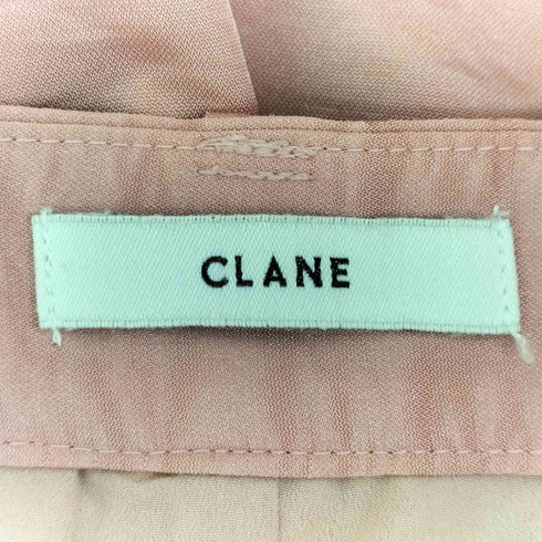 クラネ CLANE グロスカラーテーパードパンツ レディース JPN:2